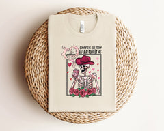 Coffee Is My Valentine Shirt, Valentine's Day Shirt, Skeleton Valentines Shirt, Womens Clothing, Retro Valentines Shirt, Coffee Lover Gift