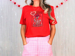 Coffee Is My Valentine Shirt, Valentine's Day Shirt, Skeleton Valentines Shirt, Womens Clothing, Retro Valentines Shirt, Coffee Lover Gift