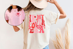 In My Lover Era Shirt, Cute Valentine Shirt, Valentine's Day Tshirt, Valentine Heart Shirt, Retro Valentine Crewneck, Gift For Girlfriend