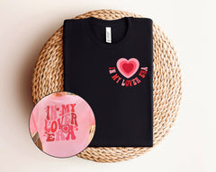 In My Lover Era Shirt, Cute Valentine Shirt, Valentine's Day Tshirt, Valentine Heart Shirt, Retro Valentine Crewneck, Gift For Girlfriend