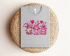 Valentine Gnome Shirt, Cute Valentine Shirt, Valentines Heart Tee, Retro Valentines, Love Tshirt, Funny Valentine Shirt, Valentines Day Gift