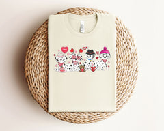 Dalmatian Dog Valentine Shirt - Valentines Day Gift - Dalmatian Lover T-Shirt - Dog Mom Gift - Dalmatian Mom Tee - Cute Valentine Dog Shirt