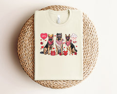 German Shepherd Valentines Shirt - Valentine Dog Mom T-Shirt - German Shepherd Mom Gift - Dog Mom Gift - German Shepherd Lover Tee