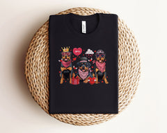 Rottweiler Valentines Shirt - Rottweiler Dog T-Shirt - Valentines Day Gift - Rottweiler Lover Tee - Valentines Dog Shirt - Valentines Gift