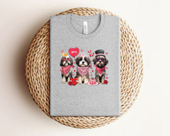 Shih Tzu Valentines Day Shirt - Dog Valentine T-Shirt - Valentines Gift - Shih Tzu Dog Mom Gift - Shih Tzu Mom Shirt - My Dog  My Valentine