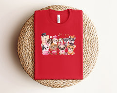 Dog Valentines Shirt - Valentines Day Gift - Dog Lover Gift - Corgi, Bulldog, Shih Tzu Valentine T-Shirt - Puppy Valentines Tees - Dog Owner