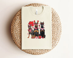 Doberman Valentines Shirt - Doberman Mom T-Shirt - Valentines Day Gift - Doberman Shirts - Gift for Doberman Mom - My Dog Is My Valentine