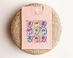 Sweet Words Dentist Shirt - Valentines Day Dentist Gift - Dental Hygienist Valentines T-Shirt - Dental Assistant Shirt - Funny Dentist Tee