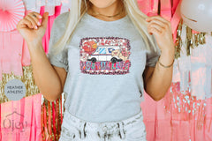 Retro Postal Valentines Day Shirt - Cute Postal Carrier Worker T-Shirt - Postal Truck Tee Gift - Mail Carrier Gift - Valentines Day Carrier