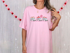 Postal Worker Valentines Shirt, Post Office Truck T-Shirt, Mailman Valentines Day Gift, Valentine Mail Truck Shirt, Cute Postal Carrier Gift