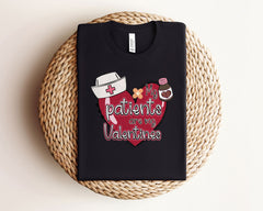 My Patients Are My Valentines Shirt, Nurse Heart Valentines T-Shirt, Nurse Tee Gift Idea, Valentines Day Nurse Gift, Registered Nurse Gift