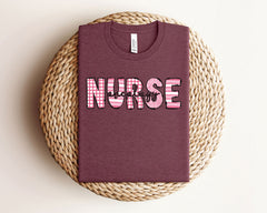 Oncology Nurse Valentines Day Shirt, Oncology Nurse Tee, Nurse Gift Idea for Valentines Day, Gift for Nurse, Registered Nurse Shirt