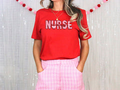Oncology Nurse Valentines Day Shirt, Oncology Nurse Tee, Nurse Gift Idea for Valentines Day, Gift for Nurse, Registered Nurse Shirt