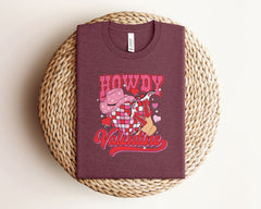 Howdy Valentine Shirt - Country Girl T-Shirt - Cowgirl Valentine's Day Outfit - Valentine's Day Shirt - Cowgirl Valentine's Gift - Cowgirl