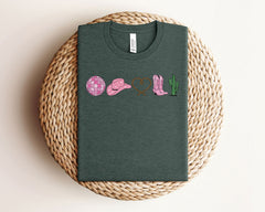 Howdy Valentine Shirt - Cowgirl Valentine Tees - Valentines Day T-Shirt - Cowgirl Valentine Outfit - Valentine Gift - Cute Country Valentine