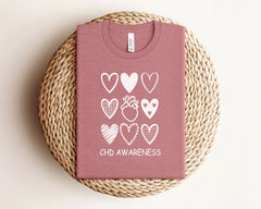 CHD Awareness T-Shirt - Heart Warrior Shirt - CHD Support Tee - Heart Disease Awareness Shirt - Heart Defect - CHD Warrior Shirt