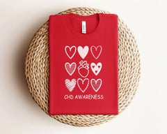 CHD Awareness T-Shirt - Heart Warrior Shirt - CHD Support Tee - Heart Disease Awareness Shirt - Heart Defect - CHD Warrior Shirt
