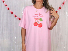 Cherry Valentine Shirt - I Love You Cherry Much Shirt - Valentines Gift for Girlfriend - Coquette Valentine T-Shirt - Cherry Lover Valentine