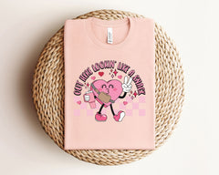Out Here Looking Like A Snack Shirt - Funny Valentines Day T-Shirt - Valentines Day Gift - Women Valentines Shirt - Retro Valentine Tee