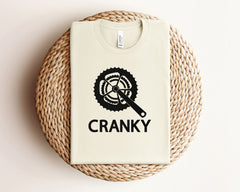 Cranky T-shirt - Funny Biking Shirt - Bike Lover Gift - Cyclist Gift Idea - Mountain Bike T-Shirt - BMX Gift - Cranky Rider Tee