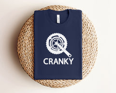 Cranky T-shirt - Funny Biking Shirt - Bike Lover Gift - Cyclist Gift Idea - Mountain Bike T-Shirt - BMX Gift - Cranky Rider Tee