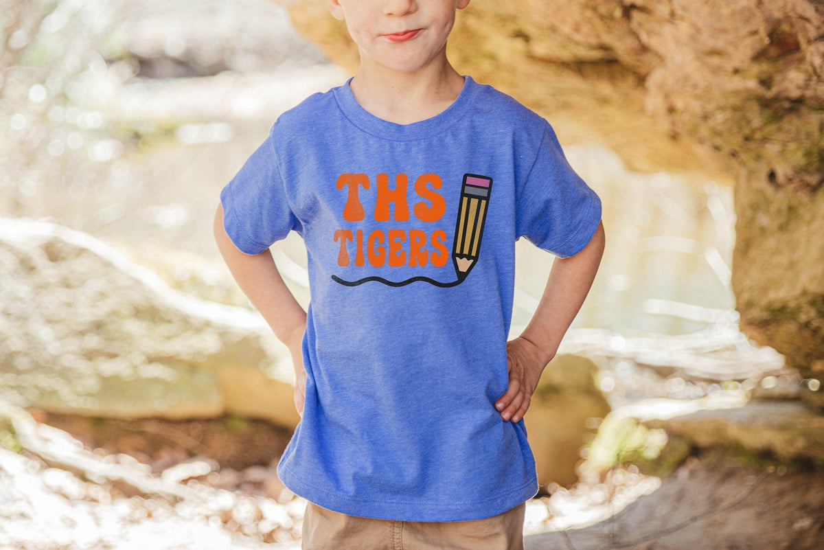 Custom School T-Shirts, Gift for Teacher, Mascot Team Shirts, Custom Mascot Shirt, Teacher Appreciation Gift, School Name Shirts
