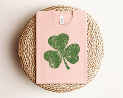 St Patrick Shamrock T-Shirt - St. Patrick's Day Tee - Retro St. Patricks Shirt - Gift for St. Patrick - Irish St. Patrick Shirt - Clover Tee