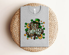 St. Patrick's Day Shirt - Shamrock Leopard Tee - St. Patrick's Women Tee - Gift for St. Patrick - Lucky Shamrock Shirt - Shamrock Tee