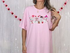 Dalmatian Dog Valentine Shirt - Valentines Day Gift - Dalmatian Lover T-Shirt - Dog Mom Gift - Dalmatian Mom Tee - Cute Valentine Dog Shirt