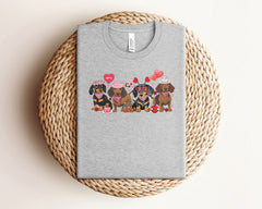 Dachshund Valentines Shirt - Valentines Day Gift - Dachshund Mom T-Shirt - Dog Mom Tee - Valentine Dog Mom Outfit - Dachshund Lover Tee