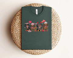 Dachshund Valentines Shirt - Valentines Day Gift - Dachshund Mom T-Shirt - Dog Mom Tee - Valentine Dog Mom Outfit - Dachshund Lover Tee