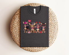 Chihuahua Valentines Shirt - Dog Valentine T-Shirt - Chihuahua Mom Gift - Dog Lover T-Shirt - Valentine Chihuahua Gift - Chihuahua Lover Tee