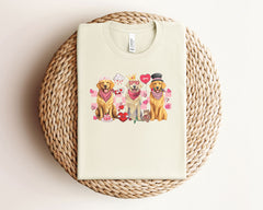 Golden Retriever Valentines Shirt - Valentine's Day Gift - Dog Lover T-Shirt - Golden Retriever Mom Shirt - Dog Mom - Dog Lover Valentine