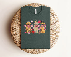 Golden Retriever Valentines Shirt - Valentine's Day Gift - Dog Lover T-Shirt - Golden Retriever Mom Shirt - Dog Mom - Dog Lover Valentine