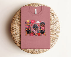 Rottweiler Valentines Shirt - Rottweiler Dog T-Shirt - Valentines Day Gift - Rottweiler Lover Tee - Valentines Dog Shirt - Valentines Gift