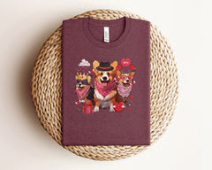 Corgi Valentine Shirt - Corgi Mom Gift - Valentines Gift - Dog Mom T-Shirt - My Corgi Is My Valentine - Corgi Mom T-Shirt - Corgi T-Shirt