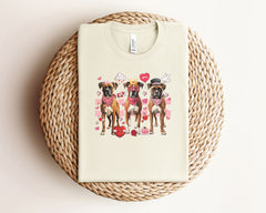 Retro Boxer Valentine Shirt - Boxer Mom T-Shirt - Valentines Gift for Dog Mom - Boxer Shirt - Dog Mom Gift -  Valentine Dog Tee - Boxer Mama