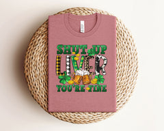 Funny St Patrick Shirt, St Patrick Drinking T-Shirt, Shut Up Liver You're Fine Shirt,  Drinking Irish Shirt, St Patrick Party Tees
