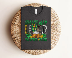 Funny St Patrick Shirt, St Patrick Drinking T-Shirt, Shut Up Liver You're Fine Shirt,  Drinking Irish Shirt, St Patrick Party Tees
