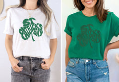 St Patrick's Day Shirt, St Pattys Day T-Shirt, Gift for St Patrick, Shamrock T-Shirt, Happy Go Lucky Shirt, March 17 Tee, Clover Leaf Shirt