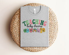Lucky Teacher Shirt, Lucky St Patrick Shirt, St Patrick Teacher Gift, Teacher St Patrick Tee, Shamrock Teacher Shirt, Teaching Lucky Shirt