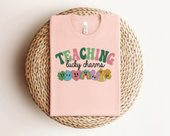 Lucky Teacher Shirt, Lucky St Patrick Shirt, St Patrick Teacher Gift, Teacher St Patrick Tee, Shamrock Teacher Shirt, Teaching Lucky Shirt