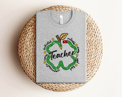Lucky Teacher T-Shirt, St Patrick Day Teacher Shirt, St Pattys Gift for Teacher, St Patrick Day Shirt, One Lucky Teacher Tee,, Lucky T-Shirt