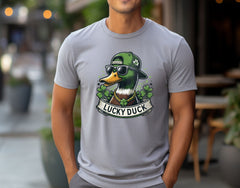 Lucky Duck Adult and Kids Shirts, Funny St Patrick Duck Shirt, Matching St Patrick T-Shirt, Lucky Shamrock Shirt, St Pattys Gift, Unisex Tee