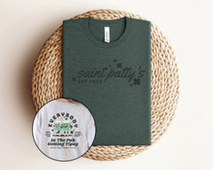 St Patrick Pub Shirt, Everybody in the Pub Getting Tipsy, Irish Drinking Shirt, Gift for Irish, Shenanigan T-Shirt,  Irish Pub T-Shirt