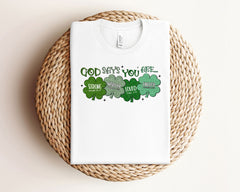 God Says St Patrick T-Shirt, Christian St Patrick Tee, St Patrick Tees, Christian T-Shirt, St PatriWorthy Enough Strong  Loved Shirt