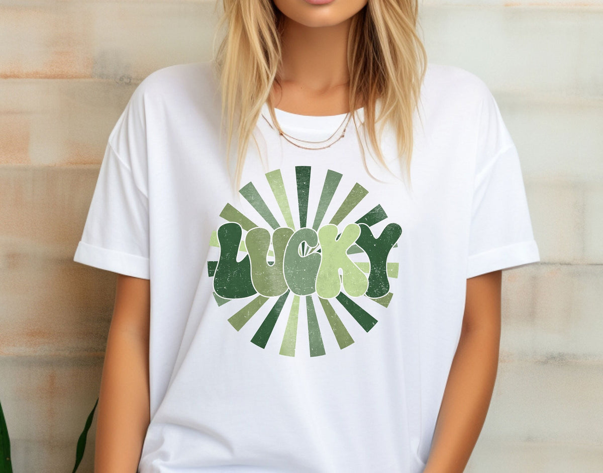 Lucky St Patrick Shirt, St Patrick T-Shirt, Lucky Retro Shirt, Gift for St Patrick, Unisex St Patrick Tees, Lucky Irish Shirt
