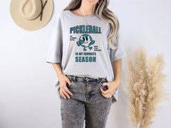 Pickle Ball Is My Favorite Season T-Shirt - Retro Pickleball Tee - Summer Sports Shirt - Casual Pickle Ball Shirt - Funny Pickleball Tee