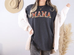 Floral Mama Shirt, Gift for Mother's Day, Flower Mama Shirt, Garden Print Mama Shirt, Summer Mama T-Shirt, Multi Floral Mama Shirt