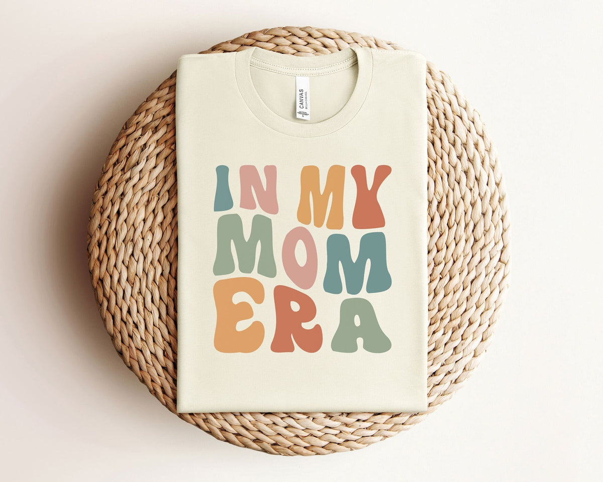 In My Mom Era Shirt, Cool Mom T-Shirt, Retro Mom Shirt, Gift for Mom, Mother's Day Gift, New Mom Shirt, Mom To Be Gift, Pregnancy Shirts